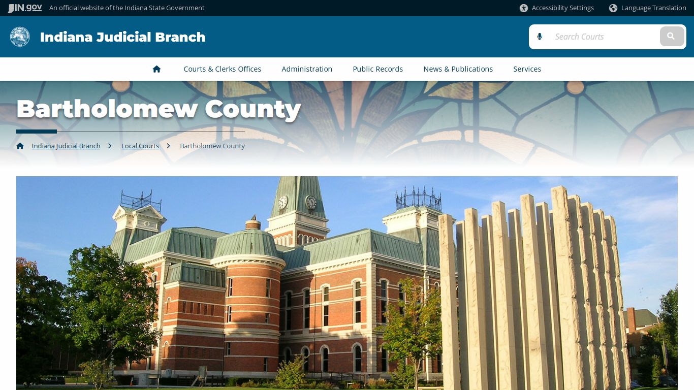 Courts: Bartholomew County - IN.gov